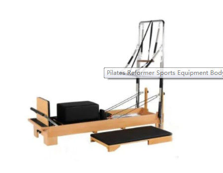 Memuat Peralatan Latihan Pilates 200kg Mesin Reformer Pilates Squat Dalam