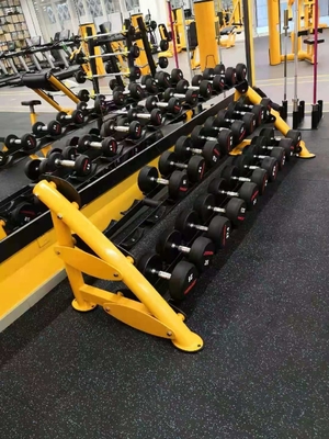 15 Pasang Dumbbell Fitness 3 Tier Dumbbell Rack 2490*690*760MM