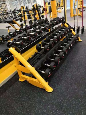 Latihan Muscle Gym Club Fitness Dumbbell 2 Tier Dumbbell Rack 80kg