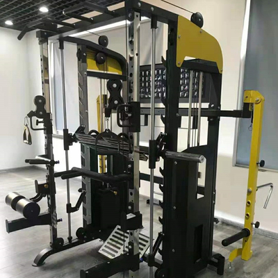 Q235 Tabung Baja Multi Fungsional Fitness Smith Machine OEM ODM