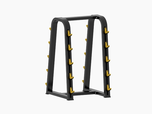 Steel Tube 3 Tier Fitness Dumbbell Rack Untuk Gym Memuat 200kgs