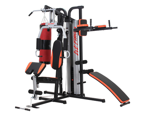 Pelatihan Komprehensif Mesin Gym Multifungsi Multi Station Home Gym 50KGS