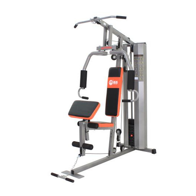 Tumpukan Karet Mesin Gym Multifungsi Home Gym Station 160 * 90 * 203cm