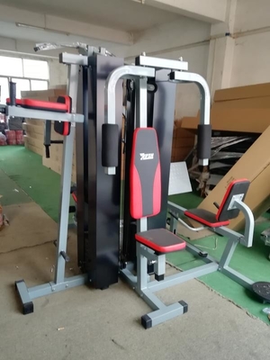 Peralatan Gym Multifungsi Komersial Burgundy 50kgs/2 Grup