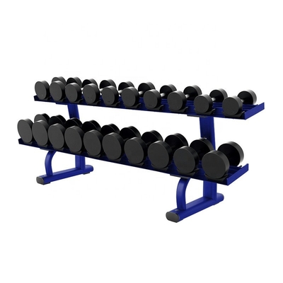 200KG Fitness Dumbbell Rubber Dumbbell Set Pelatih Gym Terintegrasi