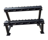 200KG Fitness Dumbbell Rubber Dumbbell Set Pelatih Gym Terintegrasi