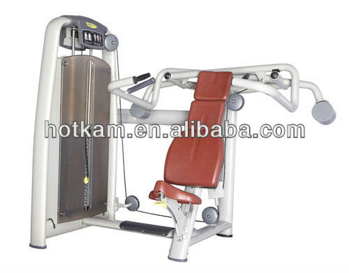 Oval 3.5mm Peralatan Fitness Gym Mesin Press Bahu Duduk ISO9001