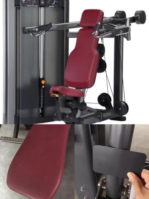 3mm Tabung Peralatan Fitness Hidup Baru Duduk Bisep Curl 1440 * 1440 * 1480mm