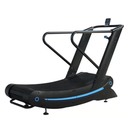 3mm Tabung Komersial Melengkung Treadmill Peralatan Gym Area Lari 1500*440mm