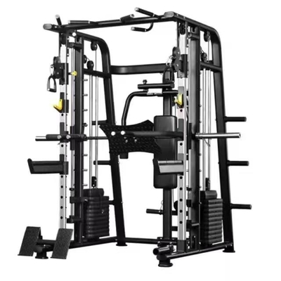 Powder Coating Gym Fitness Equipment Multifungsi Smith Weight Stack Trainer