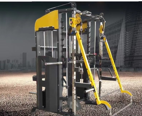 Powder Coating Gym Fitness Equipment Multifungsi Smith Weight Stack Trainer